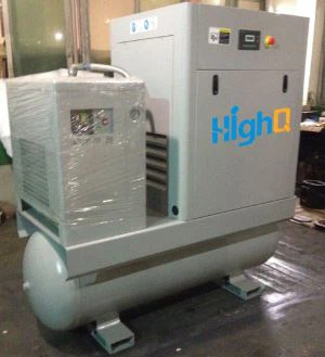 7.5HP 10HP 15HP 20HP 5.5KW 7.5KW 11KW 15KW tal-ħoss baxx enerġija issejvjar ċinturin frekwenza varjabbli misjuqa kumpressur tal-arja kumpatti żejt-anqas